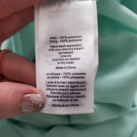 David's Bridal One Shoulder Bridesmaid Dress Sz 6 - Picture 6 of 10